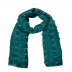 Designer Cotton Checkered Stole - Mint Green